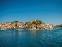 ギリシャ旅行　エーゲ海の島巡りミニクルーズ1日ツアー（バイキングランチ、アテネ市内ホテル送迎付き）