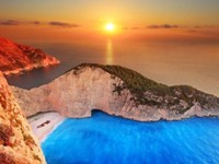 ギリシャ旅行　シップレック・ビーチ半日観光