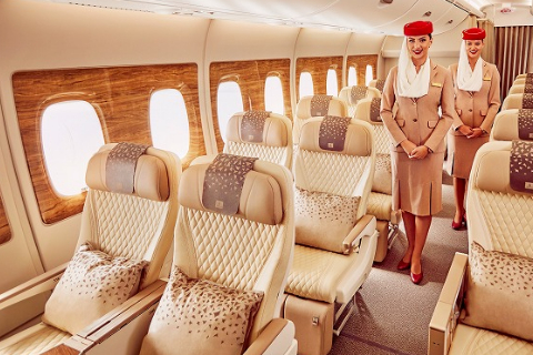 エミレーツ航空プレミアムエコノミークラス　イメージ