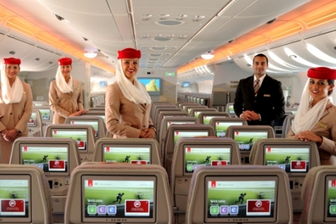 エミレーツ航空エコノミークラス　イメージ