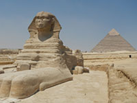 エジプト旅行　ギザの三大ピラミッド半日観光（カイロ発着）