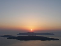 ギリシャ旅行　カルデラボートツアーとイア夕陽鑑賞