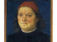 《ペルジーノ自画像》1496-1500