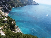 イタリア旅行　アマルフィ海岸線を走る！ポジターノとアマルフィへ・ふたりっきり貸切ドライブ1日ツアー（終日、ガイドなし、専用車付）