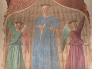 モンテルキ/マドンナ・デル・パルト美術館所蔵　『出産の聖母』Madonna del parto